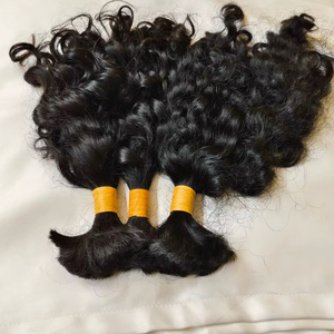Indian Raw Unprocessed <b>Braiding</b> Bulk <b>Hair</b> Bundles 100% Remy <b>Hairs</b> Single Drawn Single Donor Bundles Low Price Sale in Chennai - Product Image 1