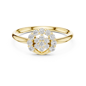 Evadora Bague en diamant 14K pour femme pour fiançailles Bijoux élégants - Product Image 6