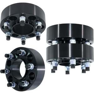 สเปเซอร์ล้อขนาด 6x135 2 นิ้ว 4 ชิ้น พร้อมอะแดปเตอร์แบบ Hub Centric เกลียว M14x2.0 รูกลาง 87.1 มม. ผลิตจากอะลูมิเนียมอัลลอยชุบโครเมียม - Product Image 2