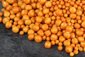 Prix bas prêt à l'expédition OEM Halal Premium perle or chocolat croustillant boules cacao 400G 4KG boulangerie bonbons alimentaire en gros - Product Image 4