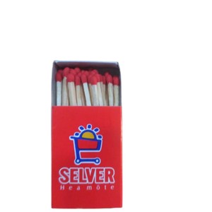 Hot Selling Buyer Brand Cardboard Recyclable Safety Household <b>Matches</b> Wooden Splints 5E Model #40 Fills & 40 Sticks Per <b>Box</b> - Product Image 2