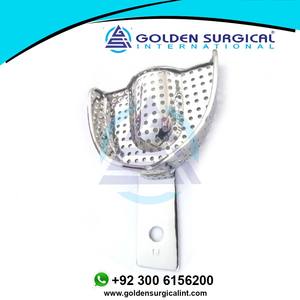 Bandeja de Impresión Dental de Acero Inoxidable Perforada, Bandeja Superior Individual |   Bandeja de Impresión Autoclavable a Precio Económico al por Mayor - Product Image 3