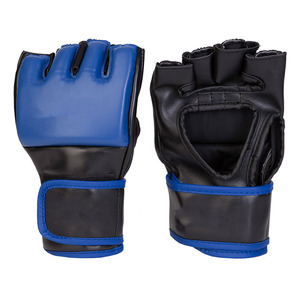 Guantes de Boxeo MMA Personalizados de Medio Dedo, Cuero Sintético Profesional, Absorben la Humedad, Dedos Plegables, Secado Rápido, Equipo de Fitness - Product Image 1