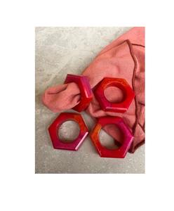 แหวนผ้าเช็ดปากทำจากเรซินออกแบบหรูหราเหมาะสำหรับงานเลี้ยงงานแต่งงานหรือการตกแต่งร้านอาหารในวันหยุดโดยใช้ฝีมือแฮนด์เมดระดับพรีเมียม - Product Image 3