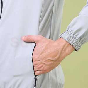 Veste d'entraînement zippée à col montant sportif en matériau durable, avec logo frontal, faible MOQ, marque privée, best-seller - Product Image 6