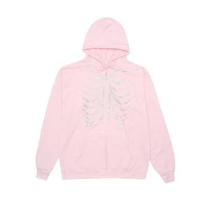 Sudadera con Capucha y Cremallera Completa para Hombre, con Pedrería, Estilo Urbano, Moda Sostenible, de Alta Calidad - Product Image 3