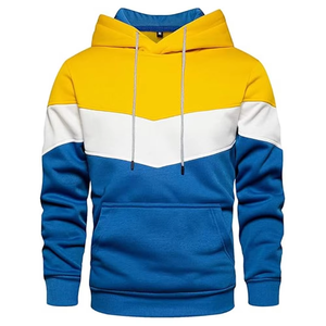Sweat-shirt à capuche unisexe personnalisé, hiver, uni, 100% coton, poche avant, taille plus, coupe régulière pour hommes et femmes - Product Image 1