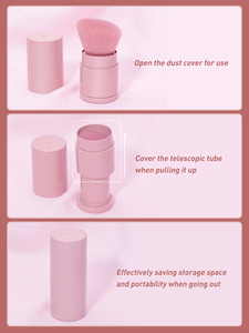 1 Uds. <span class=keywords><strong>De</strong></span> cerdas suaves rosas, brocha <span class=keywords><strong>de</strong></span> <span class=keywords><strong>maquillaje</strong></span> retráctil portátil, brocha para rubor en polvo, herramientas <span class=keywords><strong>de</strong></span> <span class=keywords><strong>maquillaje</strong></span> <span class=keywords><strong>de</strong></span> belleza cosmética <span class=keywords><strong>con</strong></span> <span class=keywords><strong>tapa</strong></span> - Product Image 6