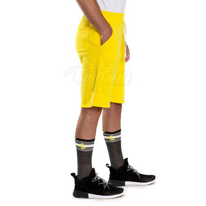 กางเกงขาสั้นขนแกะผ้าฝ้ายสีทึบย้อมธรรมดากางเกงขาสั้นขนแกะมาใหม่ออกแบบเองทํากางเกงขาสั้นผู้ชาย - Product Image 4