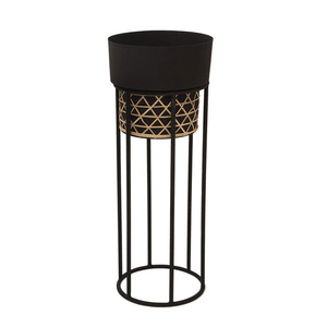 Macetas con estilo negro para el hogar y el jardín Acabado recubierto de polvo Eleve su vegetación con amor - Product Image 3