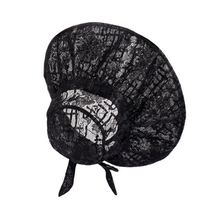 Elegant <b>Ladies</b> Bucket Sunshade <b>Hat</b> Large Brim Spring/<b>Summer</b> New Lace Gauze Beach Travel Embroidered Outdoor Fisherman <b>Hat</b> - Product Image 3
