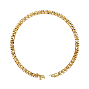 Fabulous 18K <b>Gold</b> Lab Grown Diamond Bracelet & <b>Bangle</b> - Product Image 2
