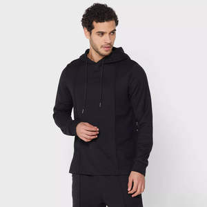 Top Selling 2-Piece Set Loose Fit Tracksuit <b>Sleeve</b> <b>Hoodie</b> & <b>Shorts</b> Casual Sporty High-End Fabric Lightweight <b>Hoodie</b> Set For Men - Product Image 2