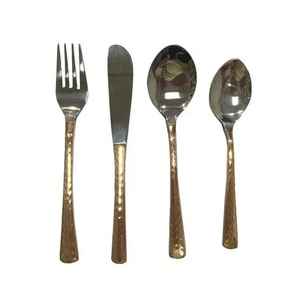 Ensemble de Couverts Métalliques de Style Luxueux, Couverts en Acier Inoxydable Personnalisés, Accessoires de Vaisselle de Cuisine, Ensemble de Couverts - Product Image 5