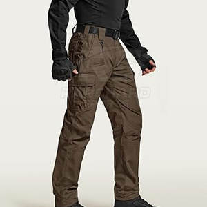 กางเกงคาร์โก้ผู้ชายทรงสลิม สไตล์สตรีทแวร์และลำลอง กางเกงคาร์โก้ผู้ชายทรงยืดใส่สบายสำหรับกิจกรรมกลางแจ้งในชีวิตประจำวัน - Product Image 3