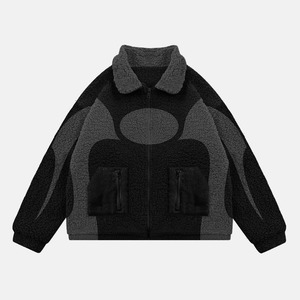 Veste en molleton sherpa pour homme en coton de luxe personnalisée avec manches longues et fermeture éclair, service OEM disponible, veste pour homme - Product Image 6