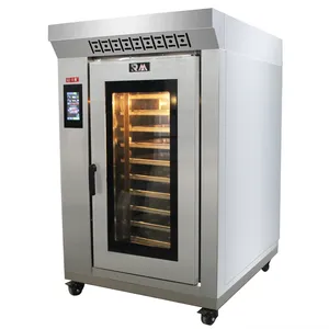 Professional innovations good bake custom cheap wholesale price 10 8 trays rotary oven bread bakery price in uganda dubai indian