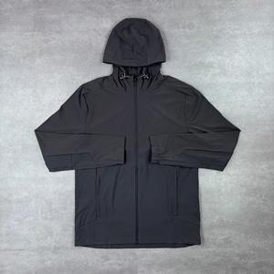 Vestes à capuche imperméables coupe-vent personnalisées pour hommes Veste coupe-vent légère de haute qualité pour hommes - Product Image 5