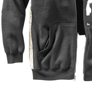 Sweat à capuche pour homme personnalisé avec fermeture éclair complète 100% coton French Terry Oversize Sweat Logo personnalisé Poids lourd GSM - Product Image 3