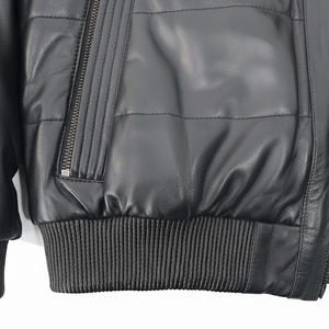 Veste d'hiver respirante en cuir de mouton véritable pour homme, écologique, avec capuche, vente en gros de sweats à capuche pour homme, vestes, meilleur manteau d'hiver - Product Image 4