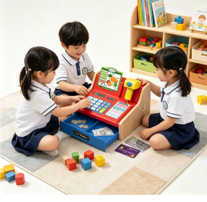 SALLY'S LOVE Houten Kinderkassa Speelgoed voor Kinderen & Kleuters - Product Image 4