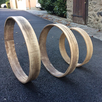 Professional Durable 16" Diameter Willow Wood Metal Bodhran Drum Hoop 3" Depth Custom Frame Shell 20" Hand Percussion Drum