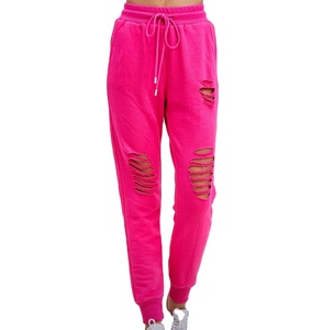 Pantalones Deportivos de Algodón 100% Casuales, Antiarrugas, de Peso Medio, con Cierre de Cordón, Estilo Urbano, Personalizados por el Fabricante - Product Image 2