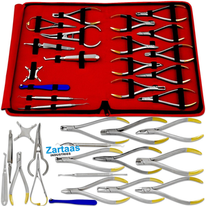 Juego de Instrumentos dentales de ortodoncia básica de alta calidad, 18 Uds., Kit Premium compuesto, fabricante y exportador de Instrumentos dentales - Product Image 2