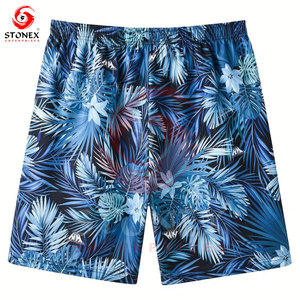 Pantalones Cortos Estampados para Hombre Talla Grande en Oferta |   Peso medio, transpirable, antiarrugas |   Servicio OEM con MOQ Bajo, Impresión Personalizada Disponible - Product Image 2