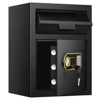 Caja de Seguridad para Depósitos de Efectivo y Archivos, con Cerradura Digital Electrónica, para Hogar, Oficina y Hotel