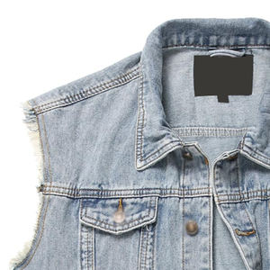 Chaleco sin Mangas para Hombre, Estilo Nuevo, Ropa de Mezclilla para Hombre, Cantidad al por Mayor, Personalizado, OEM, Chaleco de Mezclilla Transpirable de Alta Calidad - Product Image 4