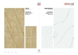 Baldosas de Porcelana de Alto Brillo de 600x1200, Estilo Mármol Moderno, para Paredes y Pisos - Product Image 2