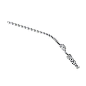 Vente flash, tube d'aspiration Frazier en acier inoxydable manuel, approuvé CE, 18 cm, incliné, réutilisable, instrument chirurgical pour vente en ligne - Product Image 1