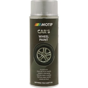 Peintures acryliques en aérosol DUPLI-COLOR 400 ml, finition argent brillant, pour jantes en aluminium de voitures - Product Image 1
