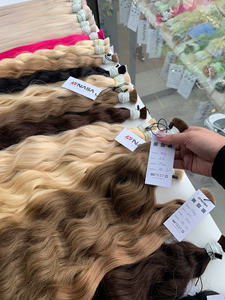 ผมต่อแบบชาวเวียดนาม2025ผมตรงยาว50ซม. สีเข้ม100% สีเวียดนาม - Product Image 6