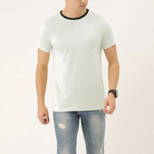 T-shirt pour hommes de couleur unie pour adultes respirant personnalisé OEM conception séchage rapide T-shirt uni pour hommes - Product Image 6