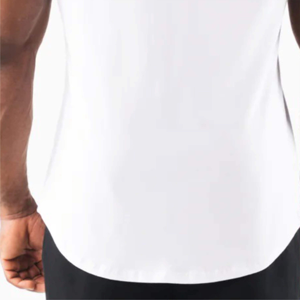 Débardeur de sport décontracté pour homme, logo personnalisé OEM, maille tricotée, écologique, 100% polyester, sans manches - Product Image 6