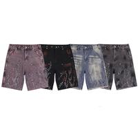 Kivotech Short pour homme respirant et lavable en couleur personnalisable Short en jean personnalisé imprimé pierre 100% coton de qualité supérieure