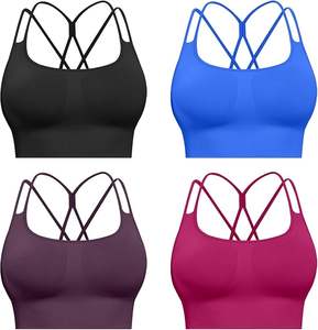 Premium Quality Ultra Comfortable Breathable <b>Women</b> Sports Bra with Front Logo for Running Yoga Training-Spandex/Nylon Material - Product Image 3