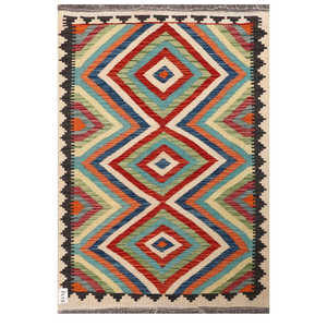 Tapis Imaco Maimana Afghanistan Kilim 124 x 85 cm, produit à suspendre au mur - Product Image 1