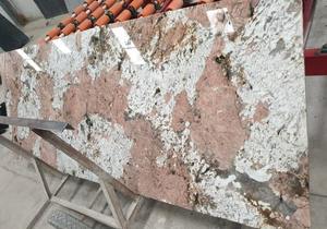 หินอเล็กซาสีชมพูแผ่นใหญ่ทนทานต่อน้ำใช้ในอาคารสำหรับวิลล่าอพาร์ทเมนต์โรงพยาบาล1ปีสำหรับการออกแบบกราฟิก - Product Image 3