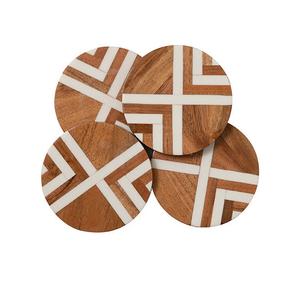 Round Wood Coasters Top Quality Customize Coaster Hot Seller Fast <b>Water</b> <b>Absorbent</b> Diatomite for Office and Home - Product Image 5