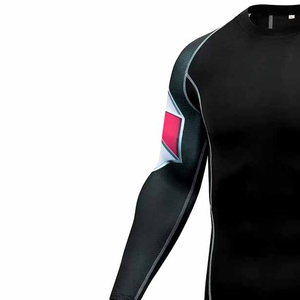 Camisetas de manga larga de alta calidad para hombre, camisetas de compresión para hombre, ropa de artes marciales, entrenamiento de boxeo, sublimación, Rashguard Masculino - Product Image 5