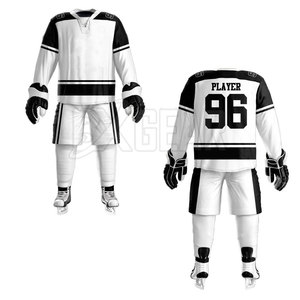 Conjunto de uniforme Ice Hokey transpirable y duradero que incluye Jersey y pantalones hechos de tela de alto rendimiento diseñada - Product Image 2