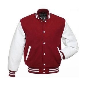แจ็คเก็ตเบสบอลสไตล์วิทยาลัยแบบกำหนดเองสำหรับผู้ชาย แจ็คเก็ตวาร์ซิตี้แบบกำหนดเอง แจ็คเก็ตวาร์ซิตี้คุณภาพดีที่สุดในสีและขนาดต่างๆ - Product Image 4