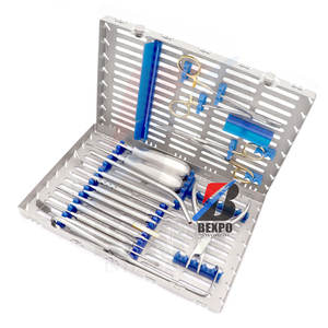 Suporte agulha crile-madeira cânula de sucção Lucas Cureta cirúrgica Kit osteotomia cirúrgica dental instrumentos - Product Image 3