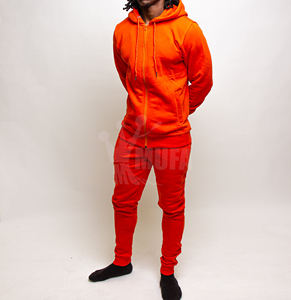 Ropa deportiva de 2 piezas para hombre, unisex, de secado rápido, transpirable, vintage, de algodón, para correr, conjunto de chándal de invierno, 100% algodón - Product Image 1