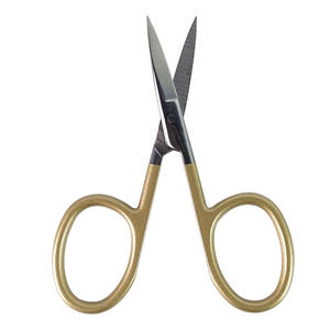 Premium All-Purpose 4 Inch Straight Fine Detail Fly Tying Craft & <b>Fishing</b> Scissors with Gold color Premium Scissors <b>Plier</b>. - Product Image 3