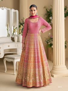 Robe Anarkali Rutba de qualité exceptionnelle pour les fonctions de mariage ou les tenues festives et les événements du soir, disponible en grande quantité - Product Image 6