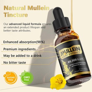 Suplemento de Extracto de Hoja de Gordolobo para Adultos de Marca Propia - Natural, 60 Cápsulas para la Limpieza Pulmonar y la Salud Respiratoria - Product Image 3